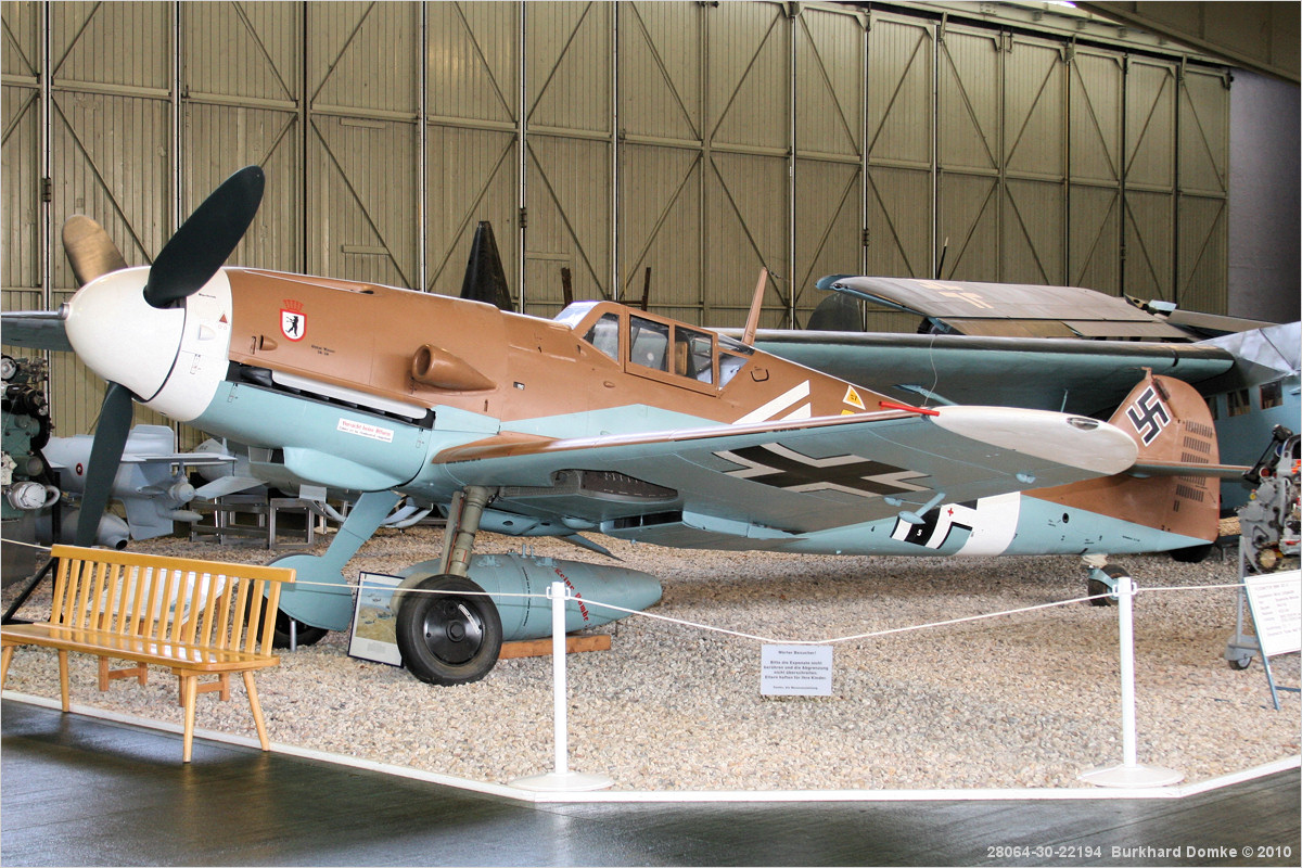 Bf109G-2 (Ha 1109-K1L) Luftwaffenmuseum