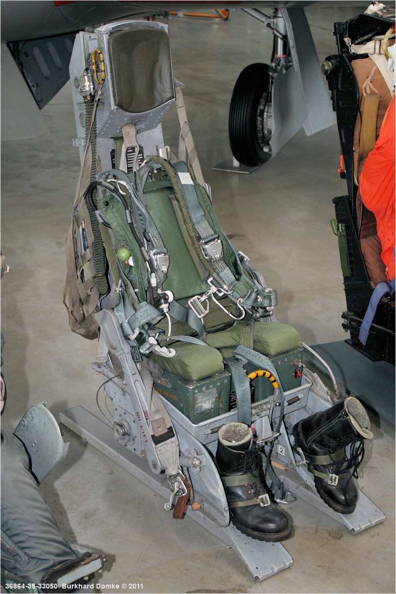 Lockheed C-2 ejection seat as used in early F-104 Starfighters