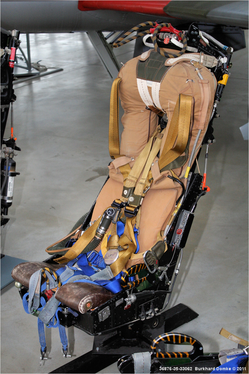 Martin Baker GW6(A) ejection seat as used in Luftwaffe Fiat G.91s