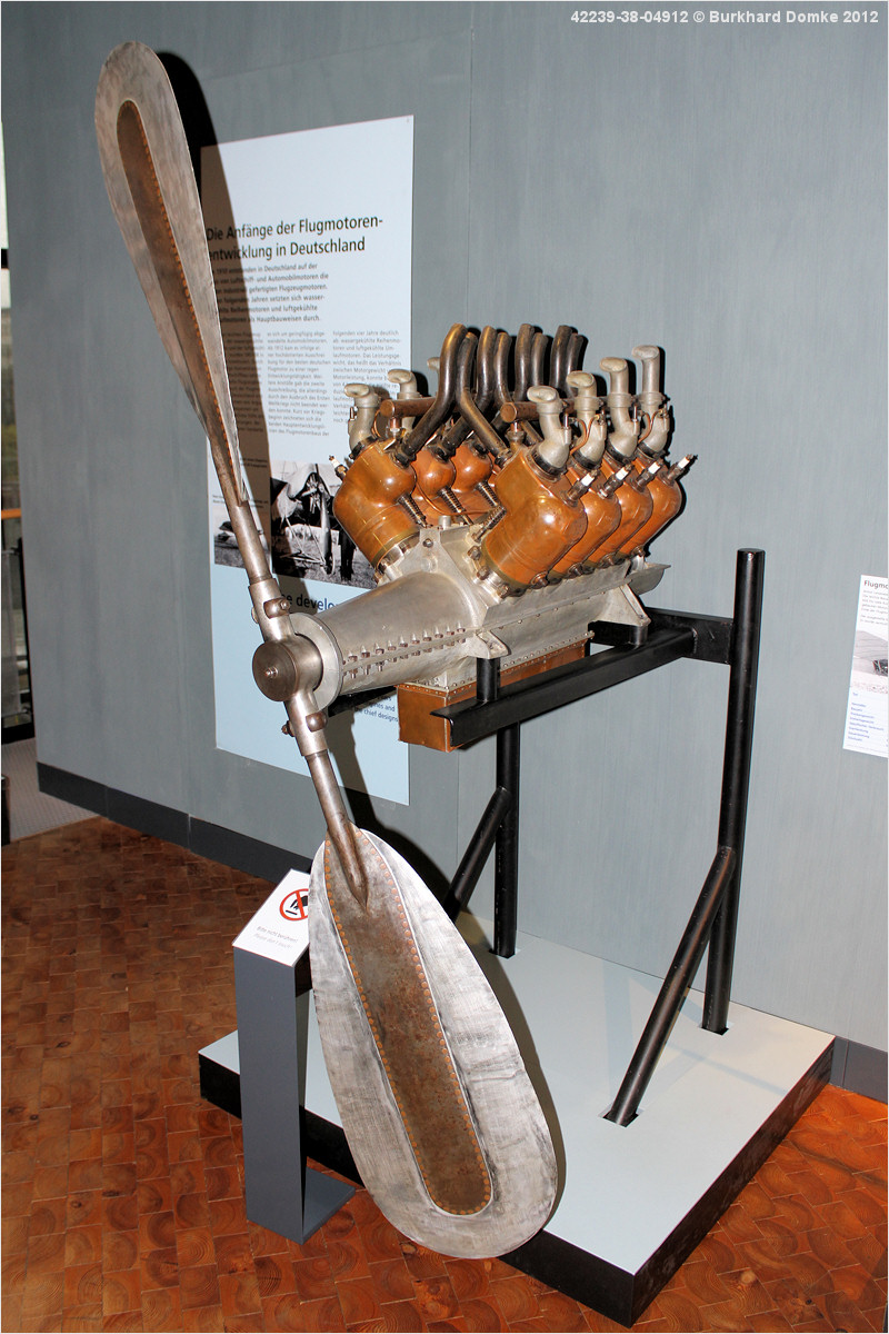 Levavasseur-Antoinette 50PS piston engine - Deutsches Technikmuseum Berlin
