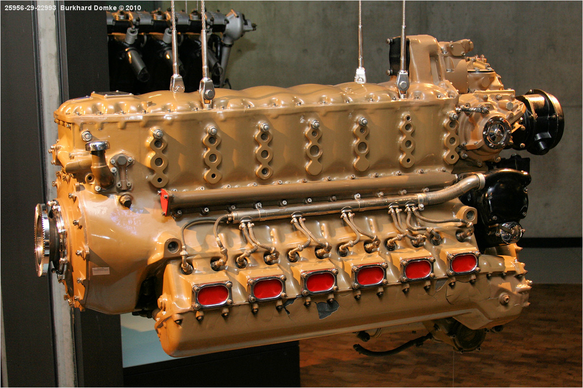 Junkers Jumo 210G piston engine - Deutsches Technikmuseum Berlin