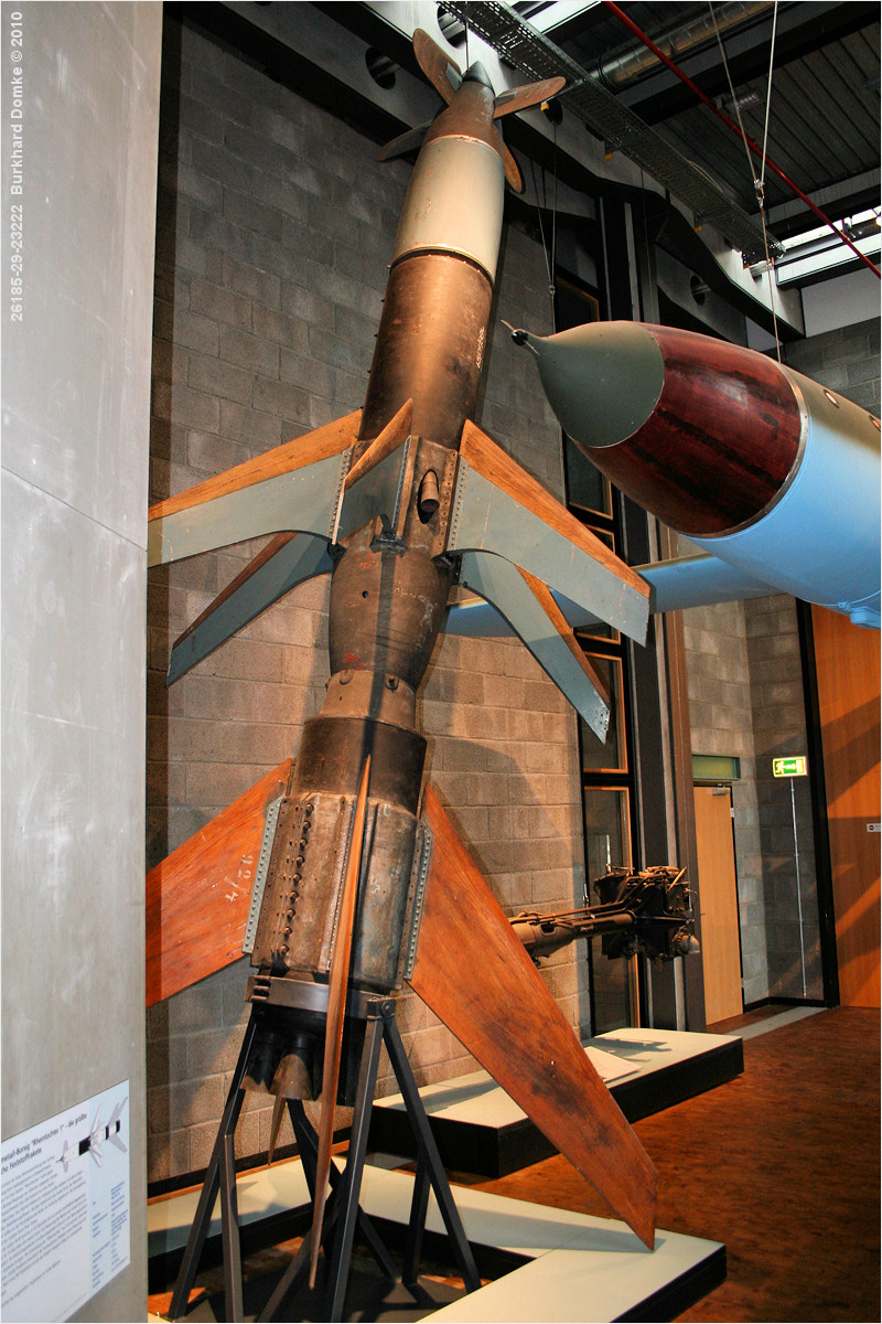 Rheintochter R1 surface-to-air missile - Deutsches Technikmuseum Berlin
