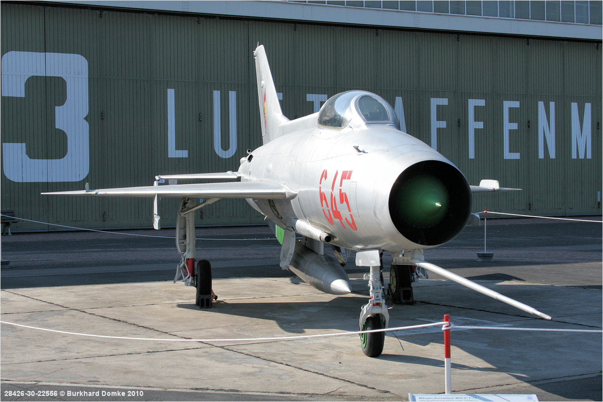 MiG-21F-13 Fishbed s/n NVA 645 Luftwaffenmuseum
