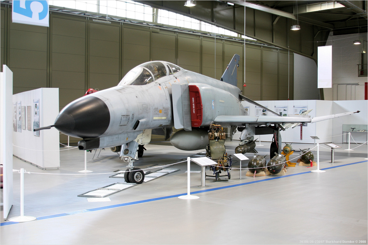 F-4F-58-MC Phantom II s/n 38+34 c/n 4705 USAF 72-1244 Luftwaffe 1/JG72 Luftwaffenmuseum
