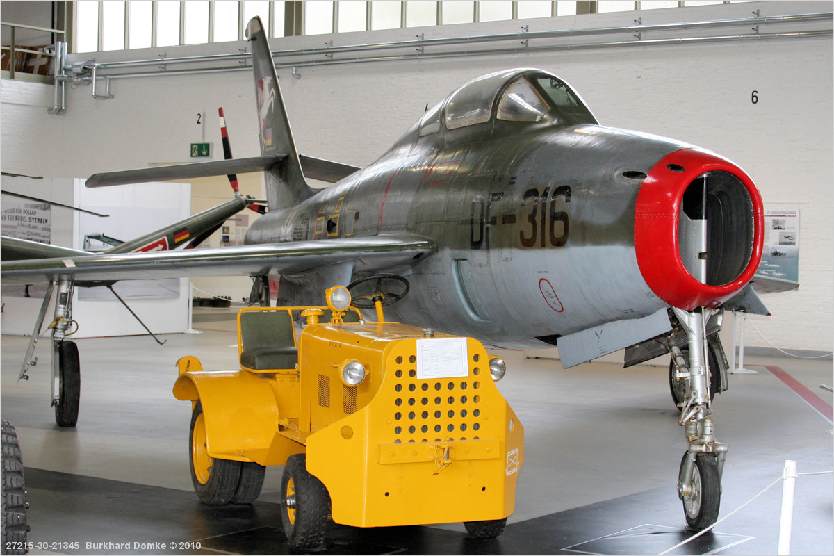Republic F-84F-76-RE Luftwaffe s/n DF+316 Luftwaffenmuseum