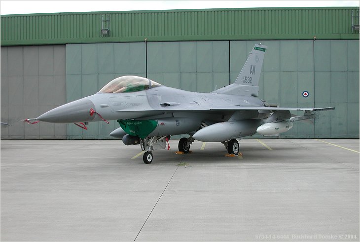 Eggebek Open House 2003 - F-16CG Block 40D - USAF 555th FS